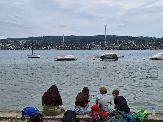 Mittagspause am Zürichsee